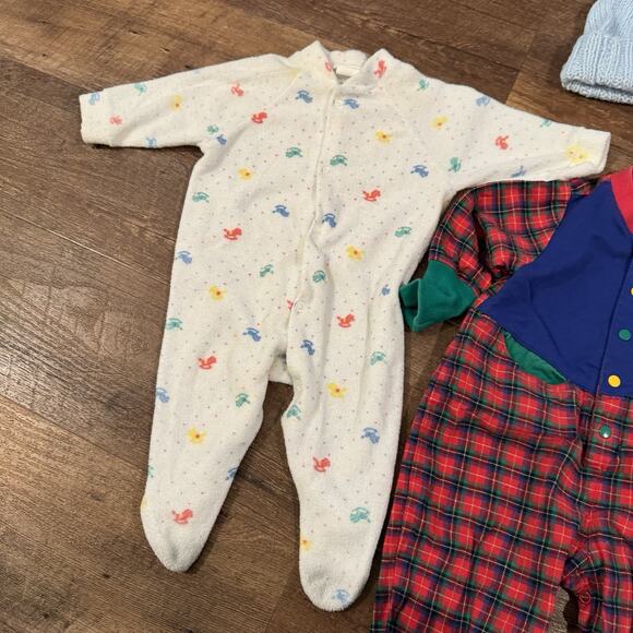 Vintage Baby Boy Clothes Hats 5-Piece Lot 1990s Gymboree Carters Healthtex READ - Picture 4 of 15